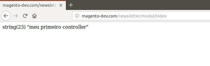 Magento 2 Curso Controller - Testando nosso primeiro controller